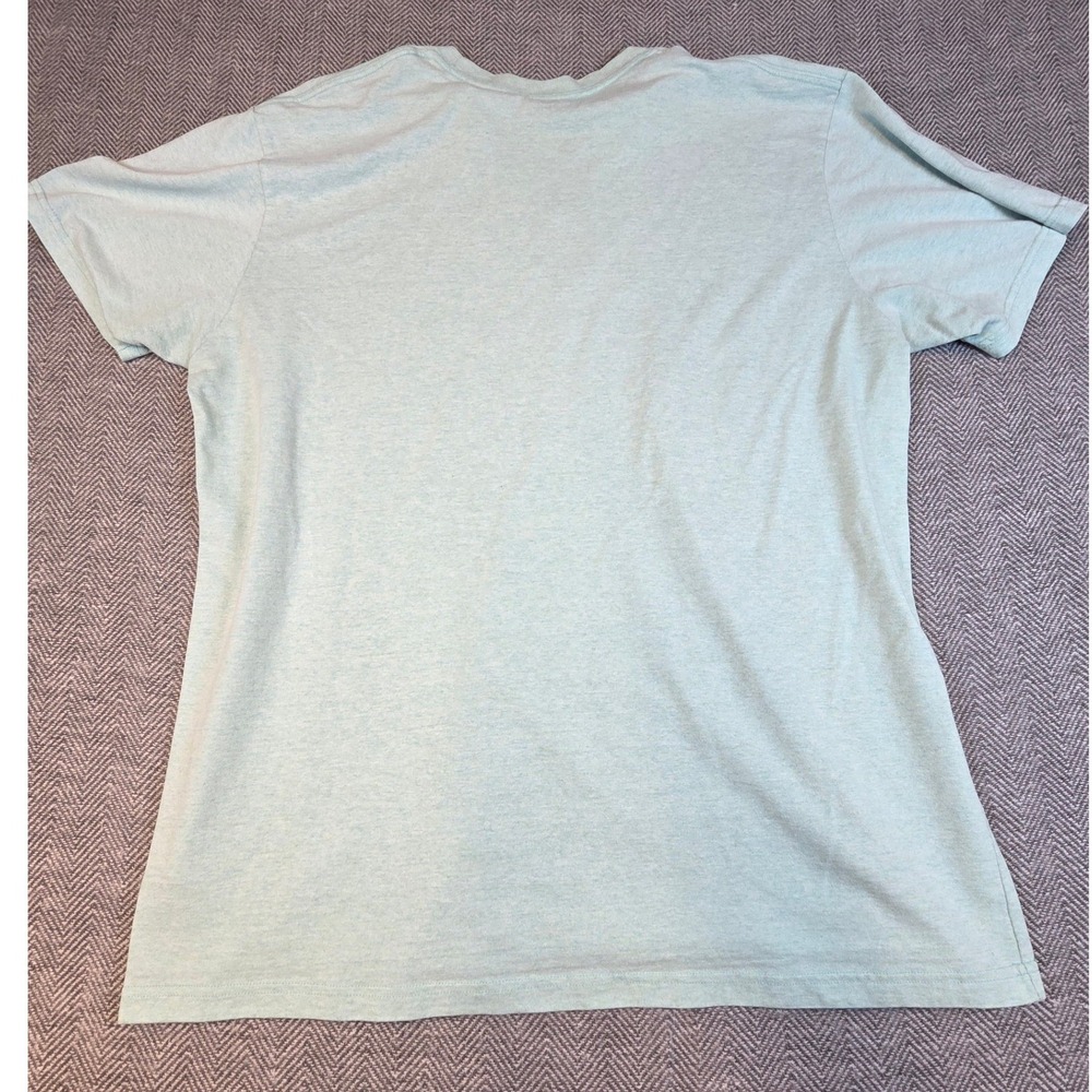 Patagonia Responsibili-Tee Mens XL Light Blue Buffalo Bison Graphic T-Shirt - Picture 2 of 11